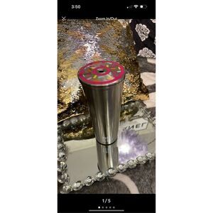 Rare htf dunkin donuts donut sprinkles stainless tumbler cup thermos mug  metal